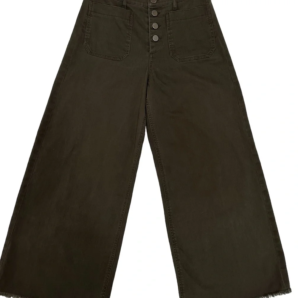 Elizabeth and James Carmine Cropped
Button Fly Wide Leg Jeans Size 26. C… - Picture 7 of 15
